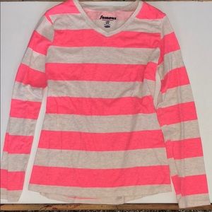 Pink and Gray Long Sleeve